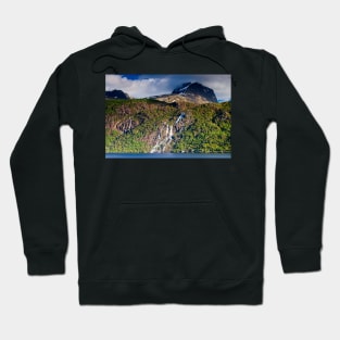 Nordfjord Waterfalls and Mountains, Norway Hoodie